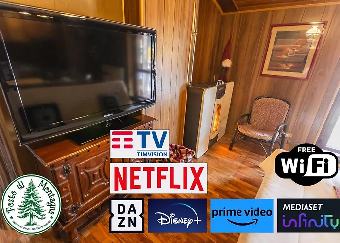 Posto Di Montagna - Elegante Di 3 Nella Quiete Della Natura, Arredato In Vero Stile Casa Di Montagna, Free Wifi - Netflix, Disney, Dazn, Prime Video, Infinity 公寓